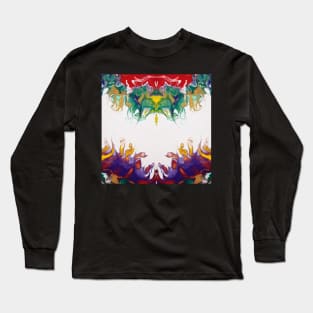 Abstract Painted Long Sleeve T-Shirt